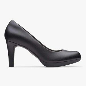 Clarks ADRIEL VIOLA BLACK LEATHER CUIR NOIR